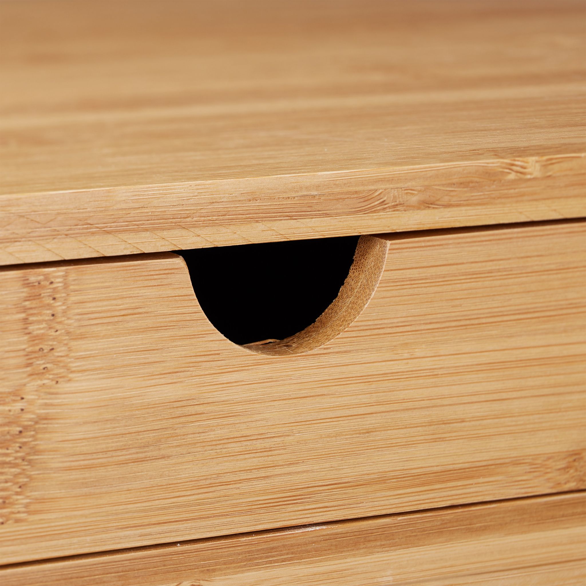 Beistelltisch Bambus mit Schubfach