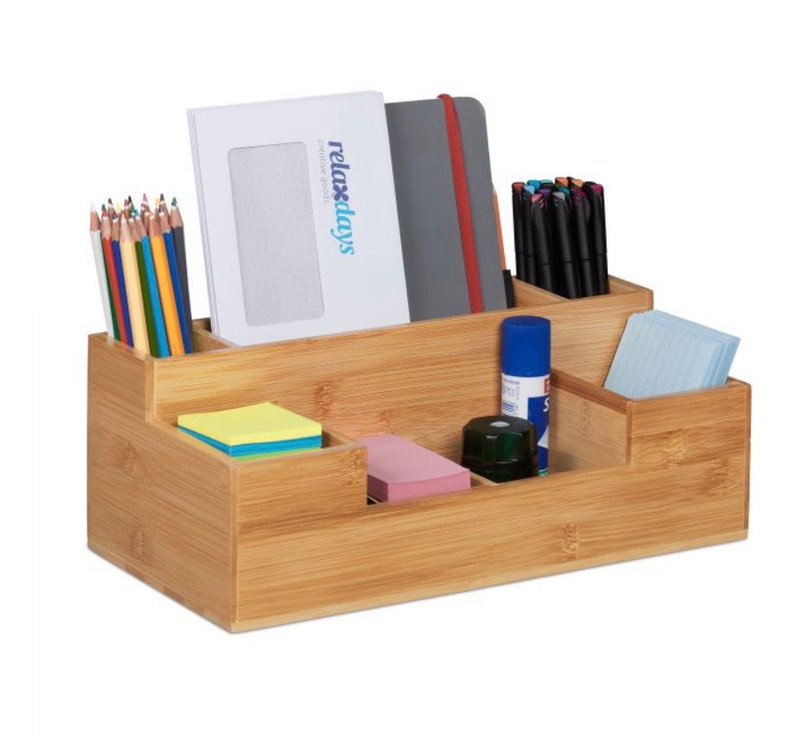 Schreibtisch Organizer Bambus - Endlich ein Schreibtisch, der Ruhe ausstrahlt.