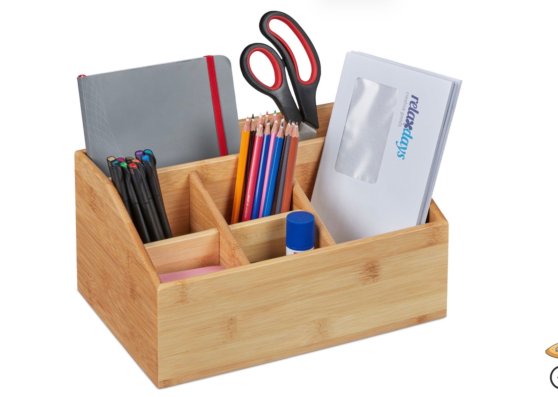 Schreibtisch Organizer Bambus